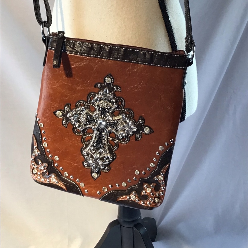 Western Mini Leather Crossbag